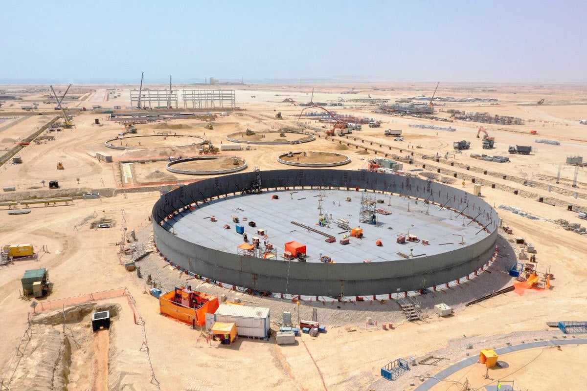 مشروع انشاء التنك الاستراتيجي للبترول براس غارب